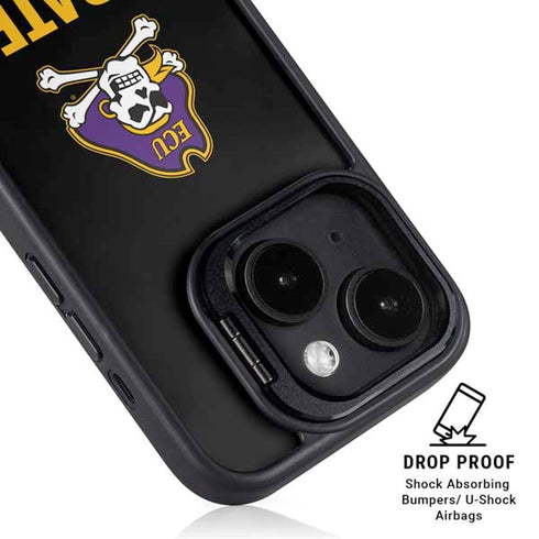 East Carolina University Pirates Greenville NC iPhone 15 Kickstand Case